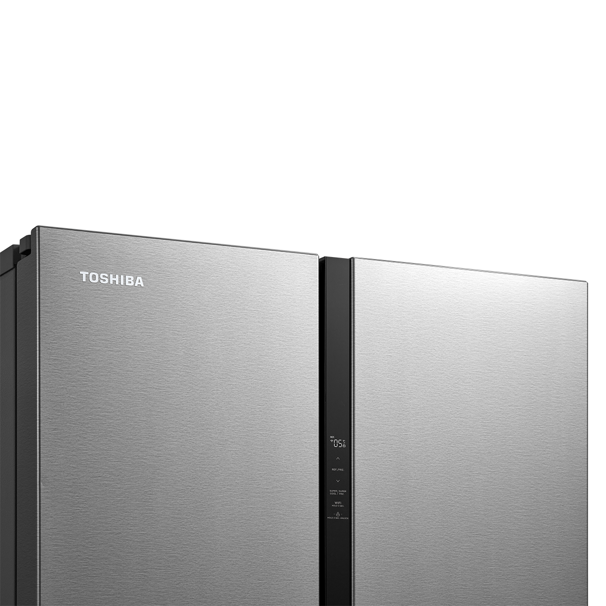 Great Value Toshiba Side by Side IOT No Frost 18 Cu.Ft. GR-RS600WI-PMH(49)