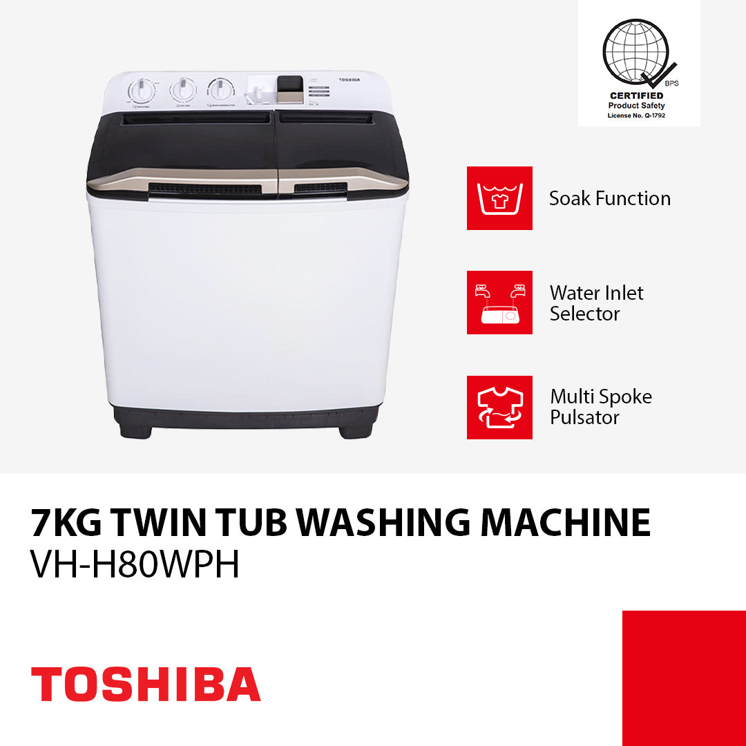 Toshiba 7 kg Twin Tub Washing Machine