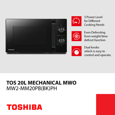 TOS 20L Mechanical Microwave Oven