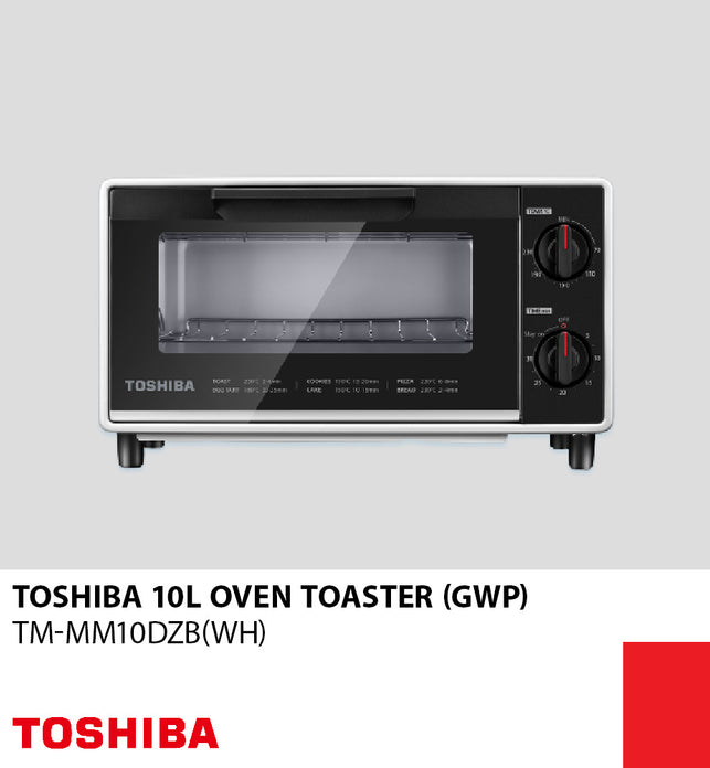 Toshiba 10L Oven Toaster (GWP) TM-MM10DZB(WH)