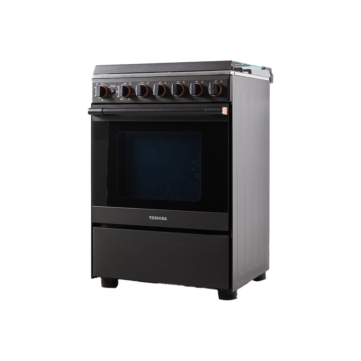 GREAT VALUE Toshiba 60cm Gray Gas Range