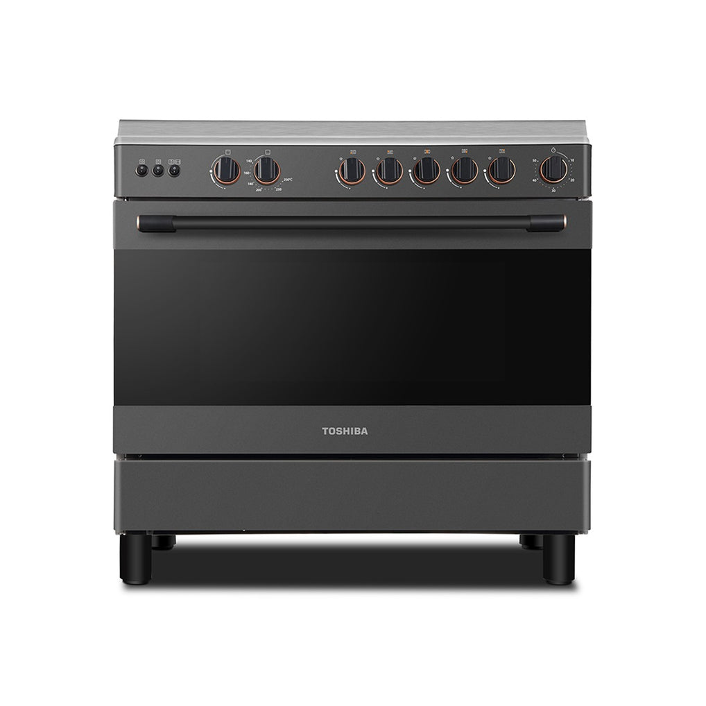 Toshiba 90cm Gray Gas Range