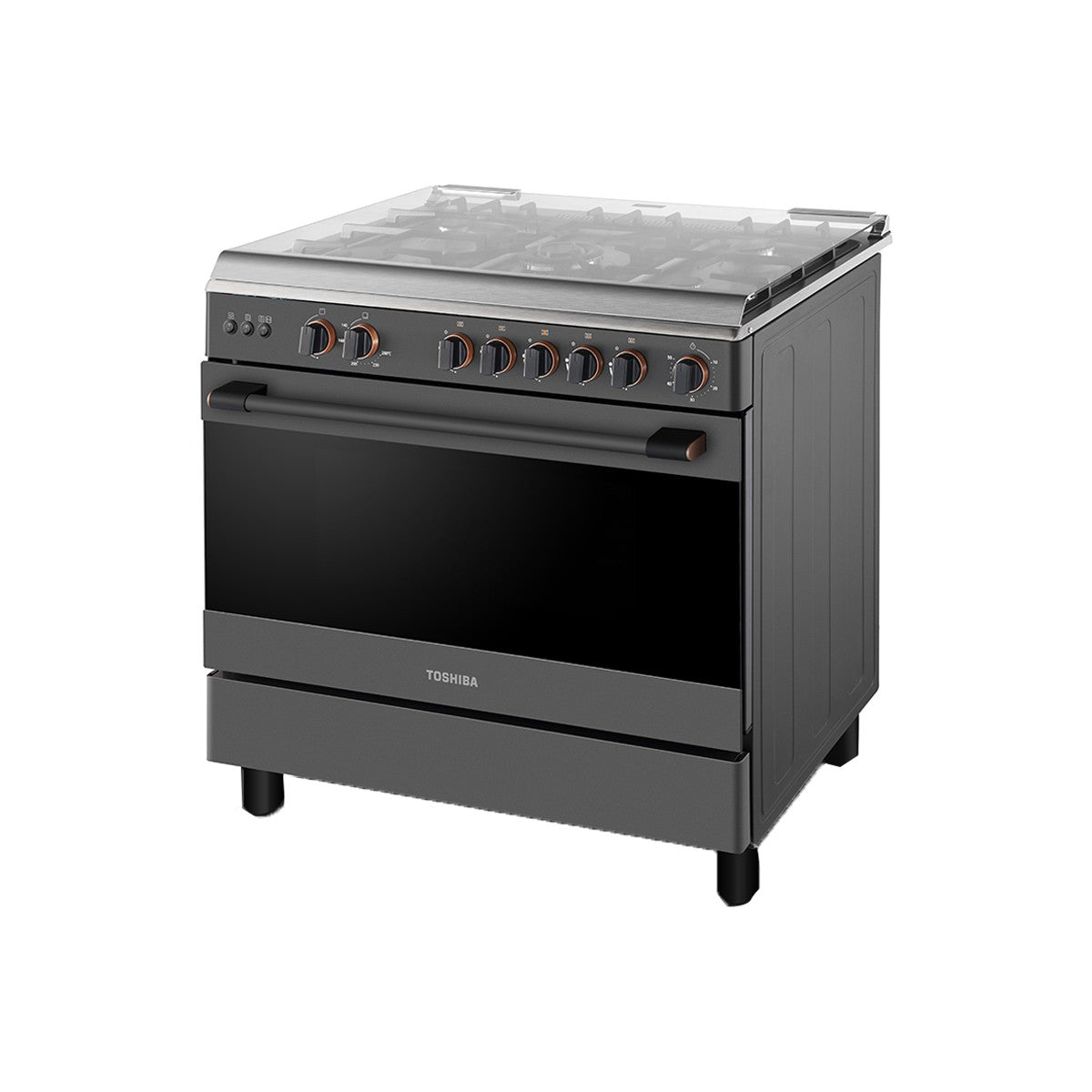 Toshiba 90cm Gray Gas Range