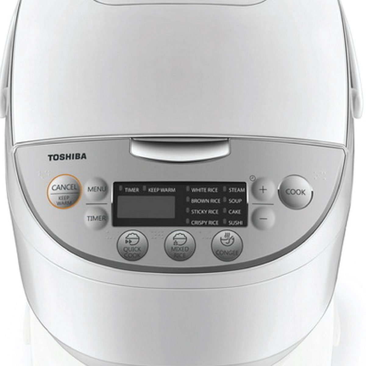 Toshiba non-stick coated white digital multi cooker 24 H timer japan quality